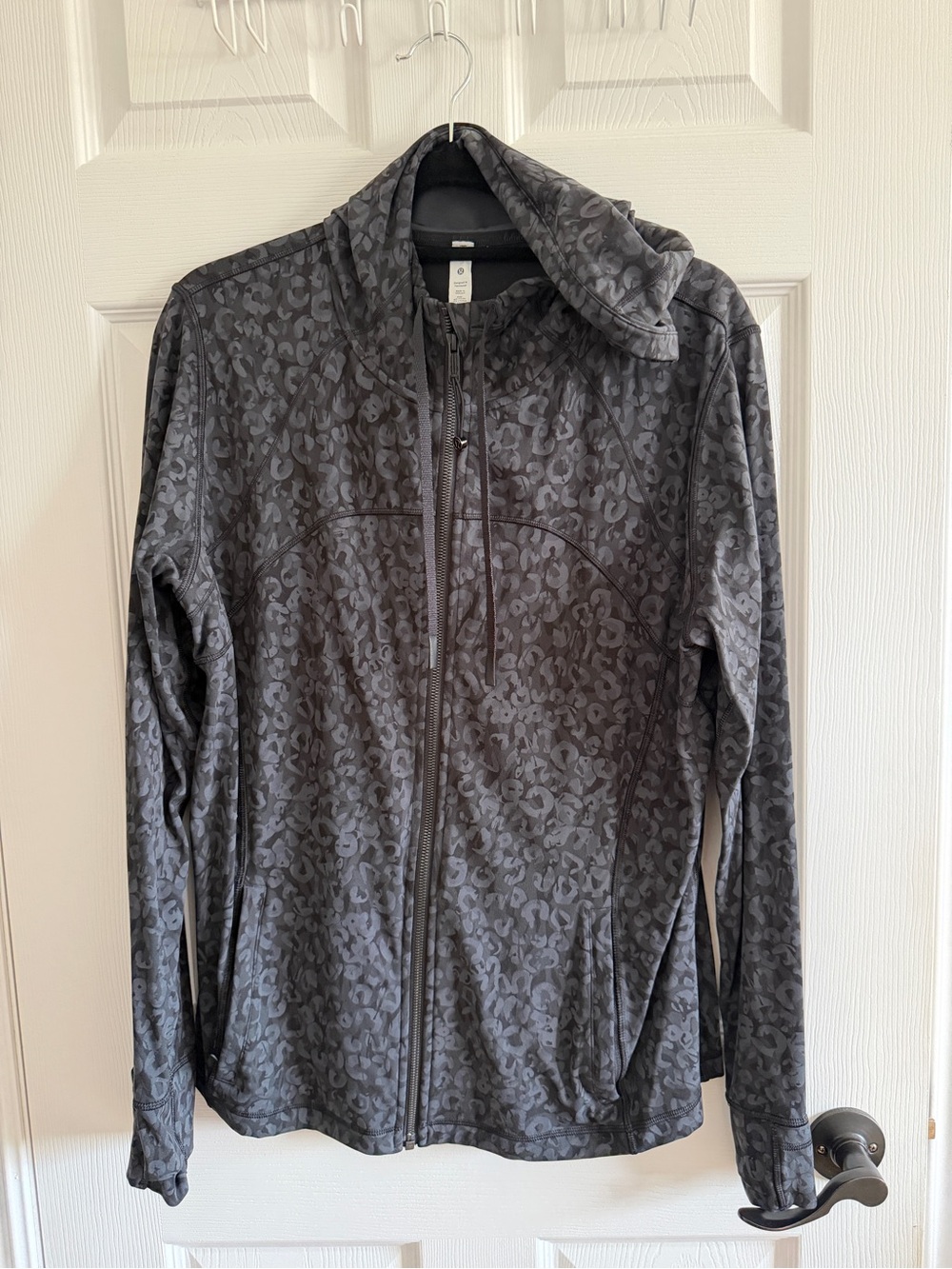 lululemon Hooded Define Jacket Heritage 365 Camo Deep Coal Multi Size 20